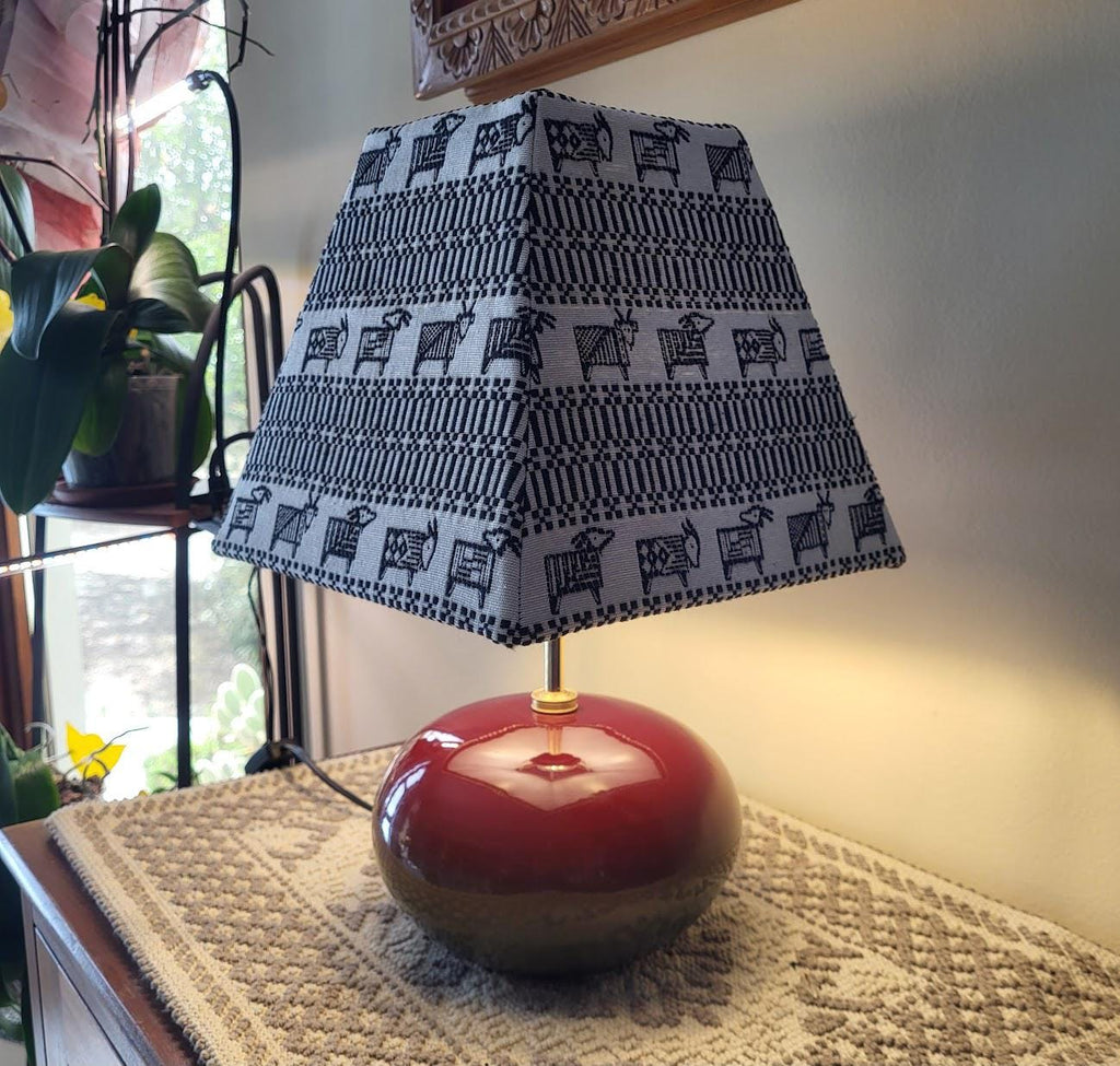 Unique Prickly Pear Lamp | Aústu Collection | Handcrafted Ceramic