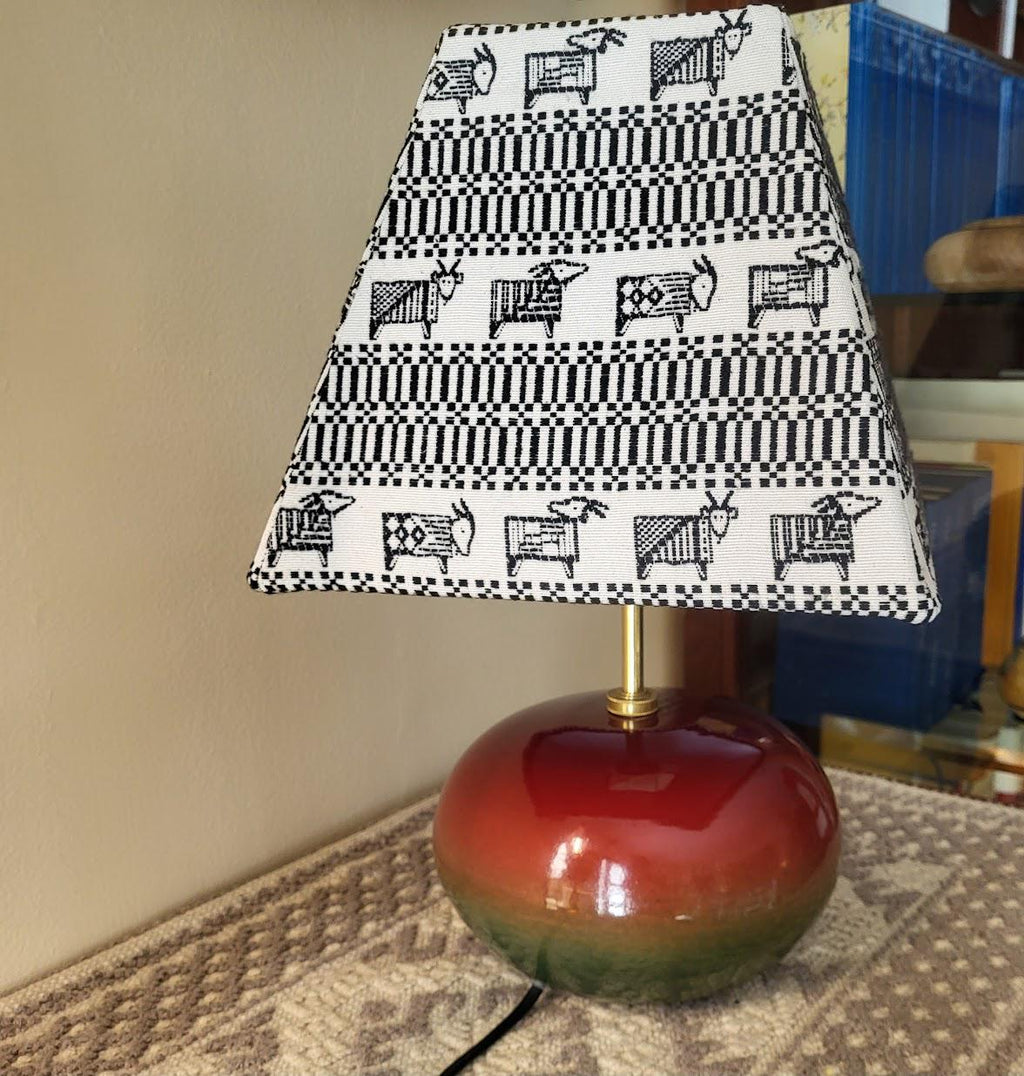 Unique Prickly Pear Lamp | Aústu Collection | Handcrafted Ceramic