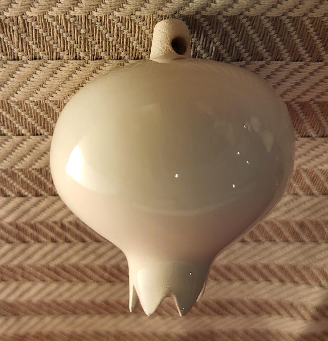 Ornamental Pomegranates | Red & White Decorative Pieces | Handcrafted Ceramic