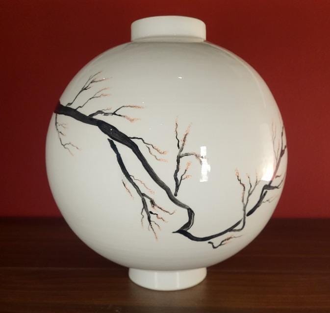 Unique Momo Vase | Moon Jar | Handcrafted Ceramics