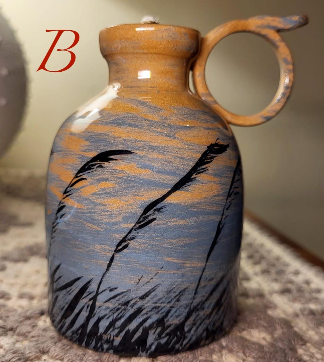 Sunset Oil Lamps | Béntu Collection | Handcrafted Ceramic