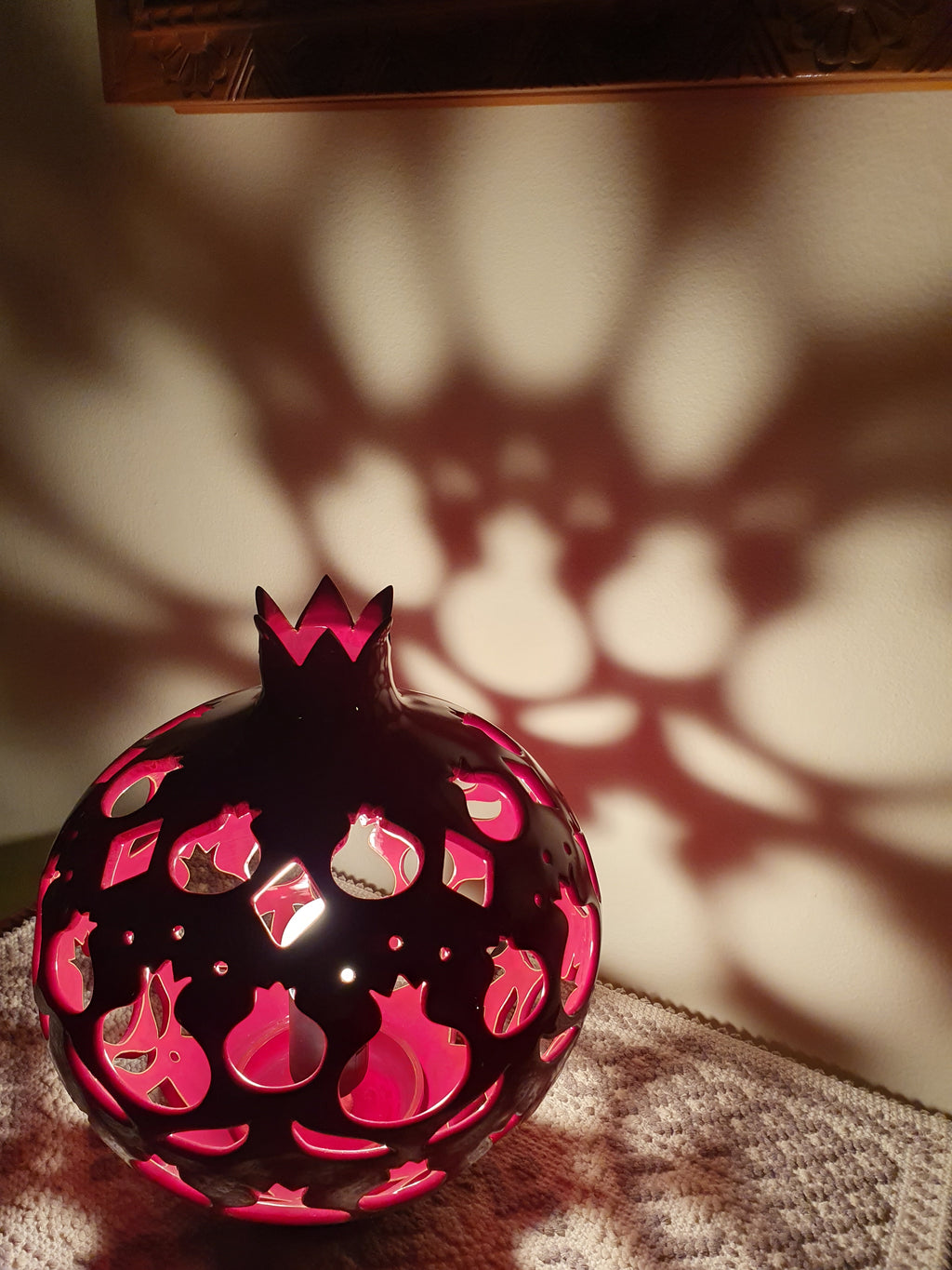 Lampada Melagrana Intagliata