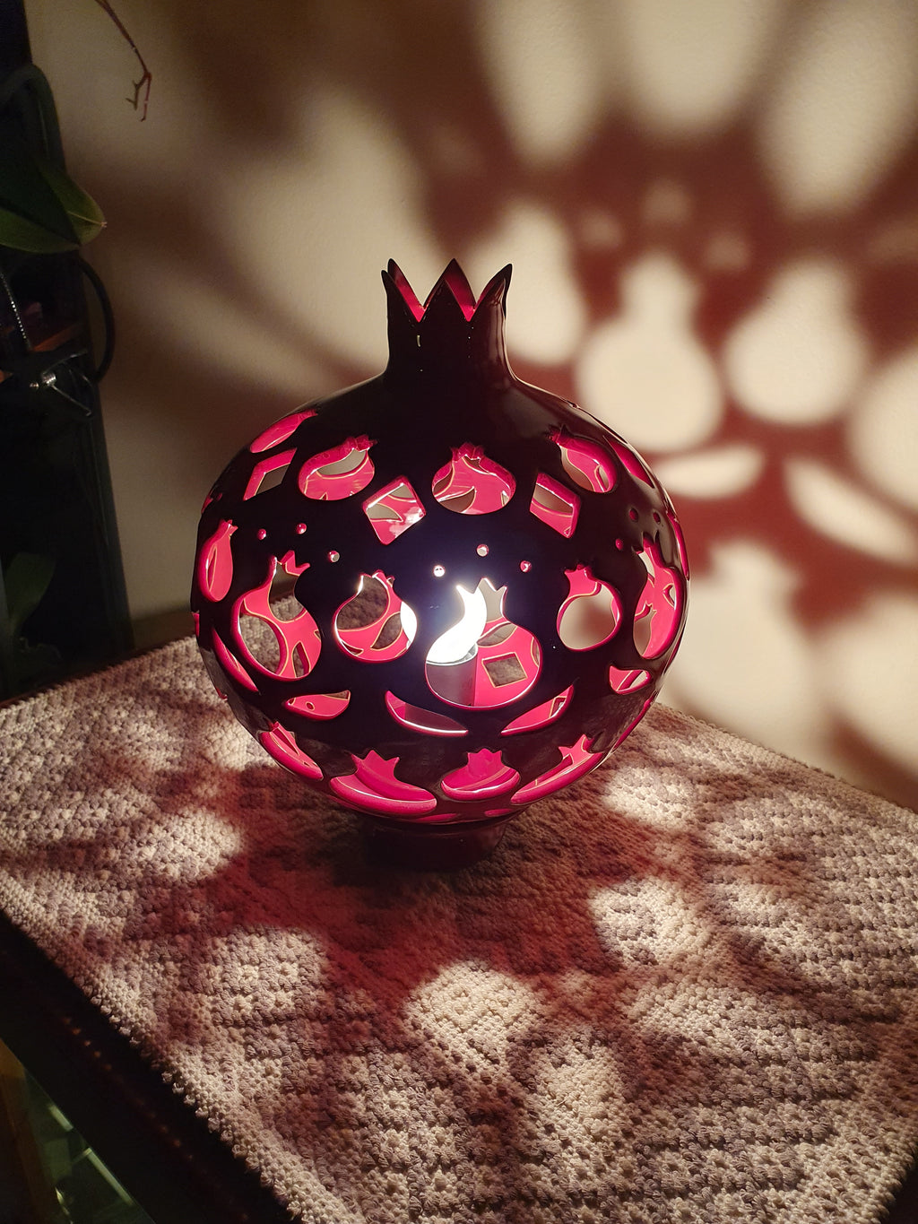 Lampada Melagrana Intagliata