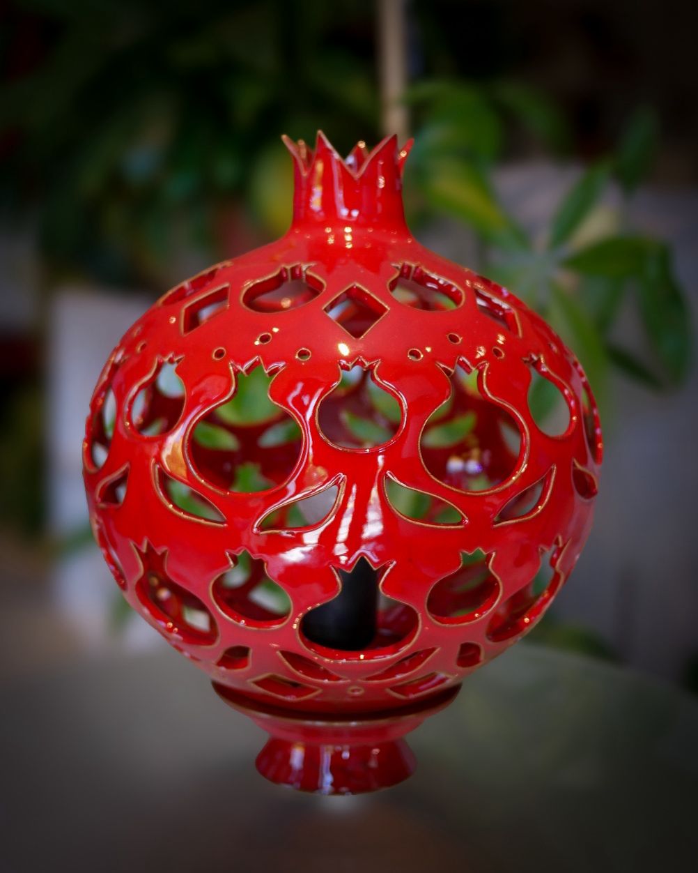 Lampada Melagrana Intagliata